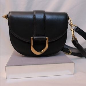 Mini Gabine Saddle Bag - Black (Charles & Keith)